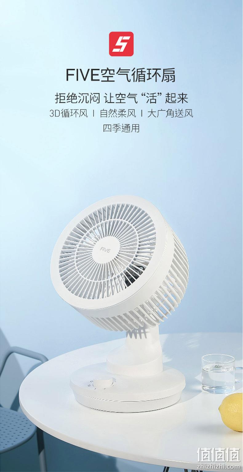 小米有品 FIVE ysdfs001xd 空气循环扇 75.63元包邮 值值值-买手聚集的地方