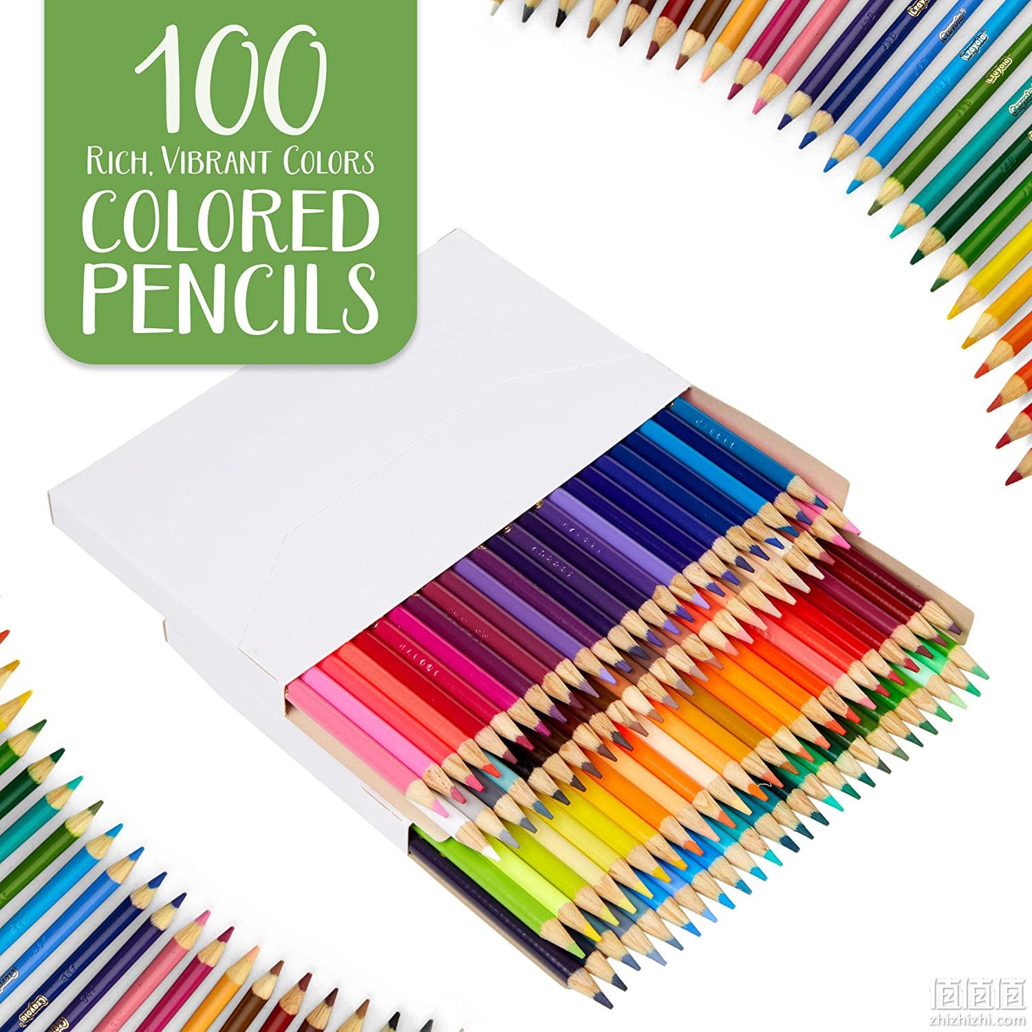 新低！亚马逊限定色，销量冠军：Crayola绘儿乐 100色彩色铅笔 Prime直邮到手86元 值值值-买手聚集的地方