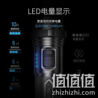 500米强光远射，CRISPI LED多功能防水手电筒 9.8元包邮 值值值-买手聚集的地方