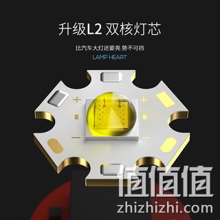 500米强光远射，CRISPI LED多功能防水手电筒 9.8元包邮 值值值-买手聚集的地方