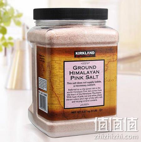盐中爱马仕！2.27kg Kirkland 柯克兰 喜马拉雅红盐玫瑰盐 88会员66.59元包税包邮 值值值-买手聚集的地方