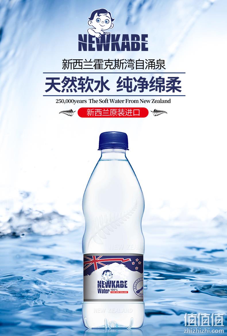 地下1000英尺天然软矿泉：500mlx20瓶 新西兰原装进口 左蓝 天然矿泉水 48元包邮（京东68元） 值值值-买手聚集的地方