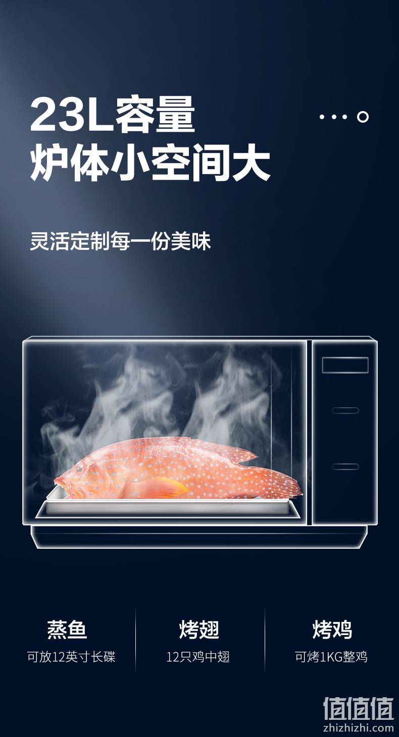 18日0点抢 Galanz格兰仕 微蒸烤一体 变频微波炉 23L 一级能效 前100台349元包邮 值值值-买手聚集的地方