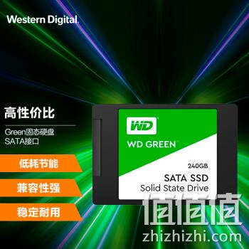 Western Digital 西部数据 WD) 240GB SSD固态硬盘 SATA3.0 Green系列 券后189元包邮 值值值-买手聚集的地方