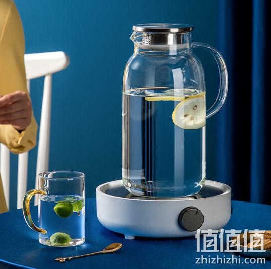 COOKER KING 炊大皇 耐高温玻璃凉水壶1.8L+水杯240mlx2个 39.9元包邮 值值值-买手聚集的地方
