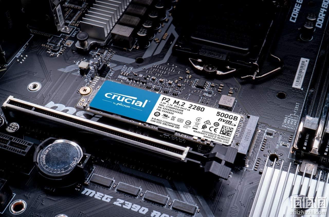 Prime会员：Crucial 英睿达 crucial 英睿达 P2 CT500P2SSD8 500GB 固态硬盘(3D NAND,NVMe,PCIe,M.2) Prime直邮到手287元 值值值-买手聚集的地方