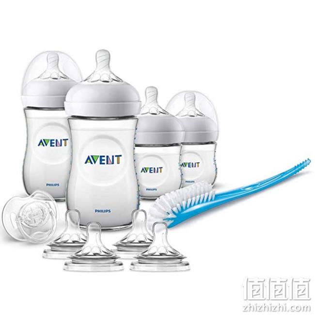 神价格！AVENT 新安怡 SCD301/02 自然原生奶瓶套装（125mlx+260mlx2+奶嘴x4+安抚奶嘴+奶瓶刷） 直邮含税到手208元 值值值-买手聚集的地方