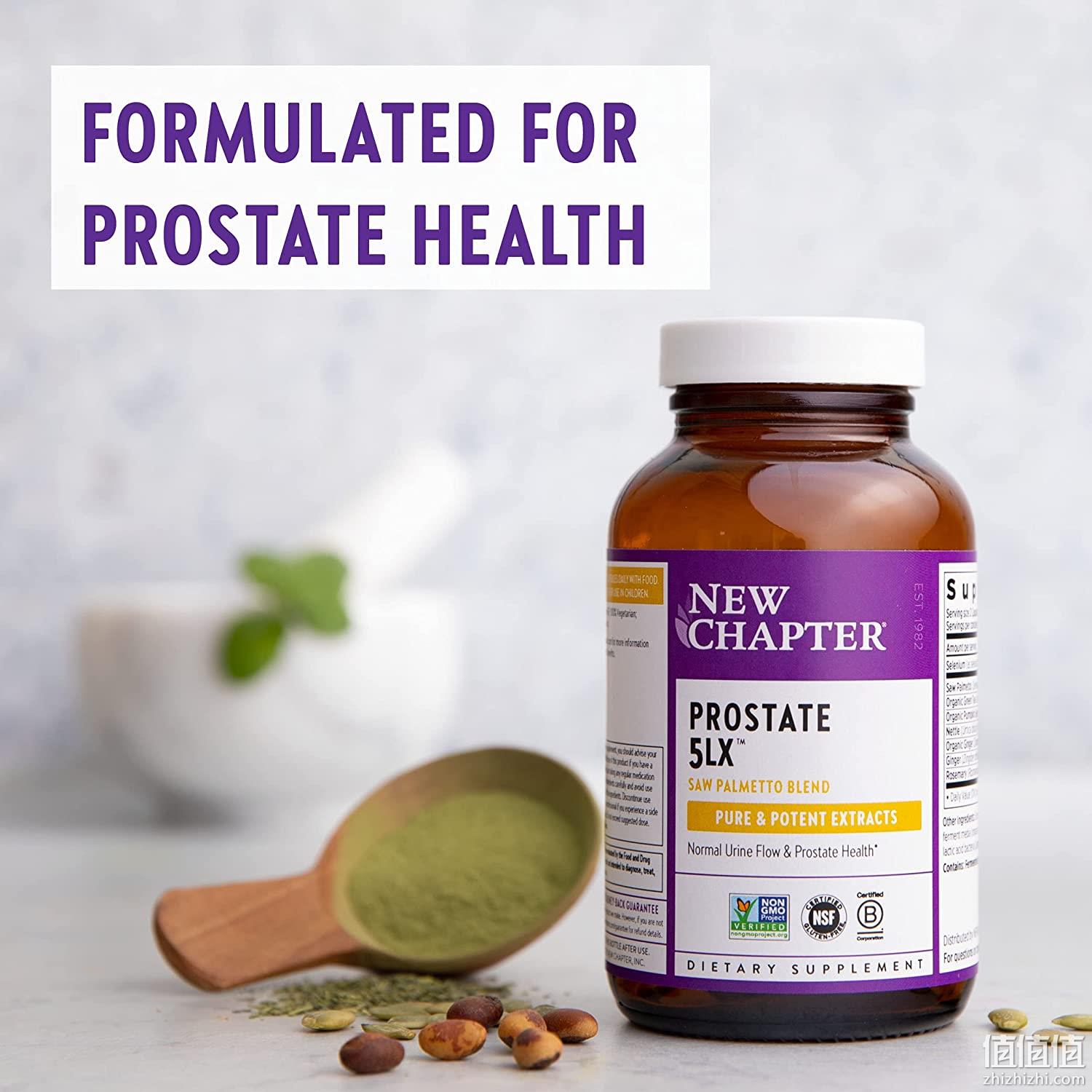 值哭！顶级有机保健品牌，保护前列腺：180粒x2瓶 New Chapter新章 prostate5lx锯棕榈前列腺胶囊 prime拍2件折后497元 值值值-买手聚集的地方
