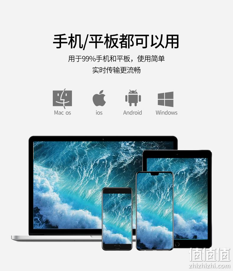 0卡顿0延迟，苹果安卓手机通用：最易 无线高清投屏器 58元起包邮，4K版128元 值值值-买手聚集的地方