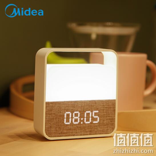 Midea 美的 MTD3-M/K-03 LED充电闹钟小夜灯 典雅白 84元包邮 值值值-买手聚集的地方