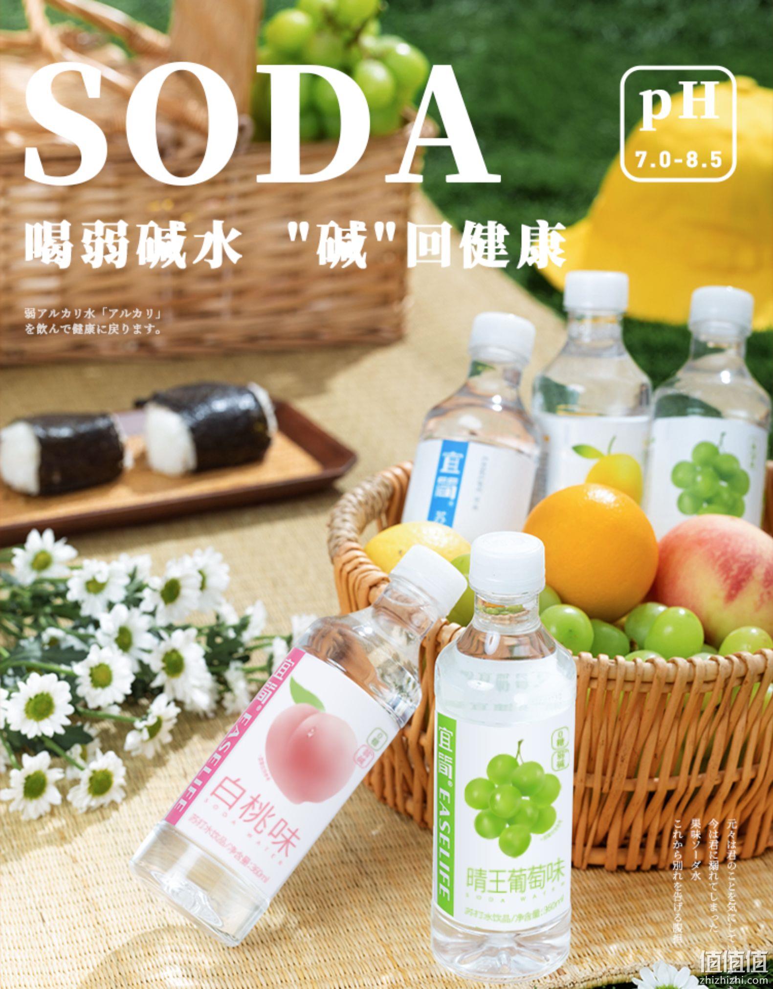5种口味 360mlx12瓶 宜简 弱碱性 无汽无糖苏打水 券后21.9元包邮 值值值-买手聚集的地方