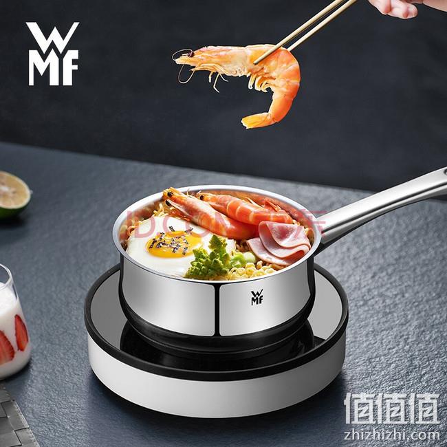 神价格！WMF 福腾宝 Diadem Plus系列 不锈钢长柄带盖奶锅 16cm 新低89元（专柜399元） 值值值-买手聚集的地方