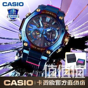 门店同款 太阳能动力 6局电波 0米防水 Casio卡西欧g Shock Mt G系列不死鸟蓝凤凰太阳能动力腕表mtg B00ph 2a 京东商城价格8480元包邮