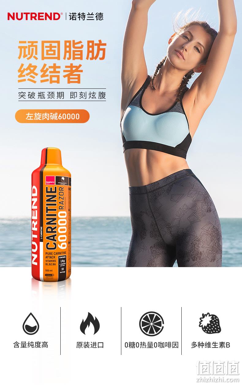 捷克 诺特兰德Nutrend 升级版高纯度液体左旋肉碱6万 500ml 领券+满减后169元包邮 值值值-买手聚集的地方