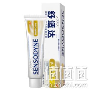 牙医推荐，专业抗敏感：180gx2支 舒适达 日常护理系列多效护理牙膏 拍2件46.68元 值值值-买手聚集的地方