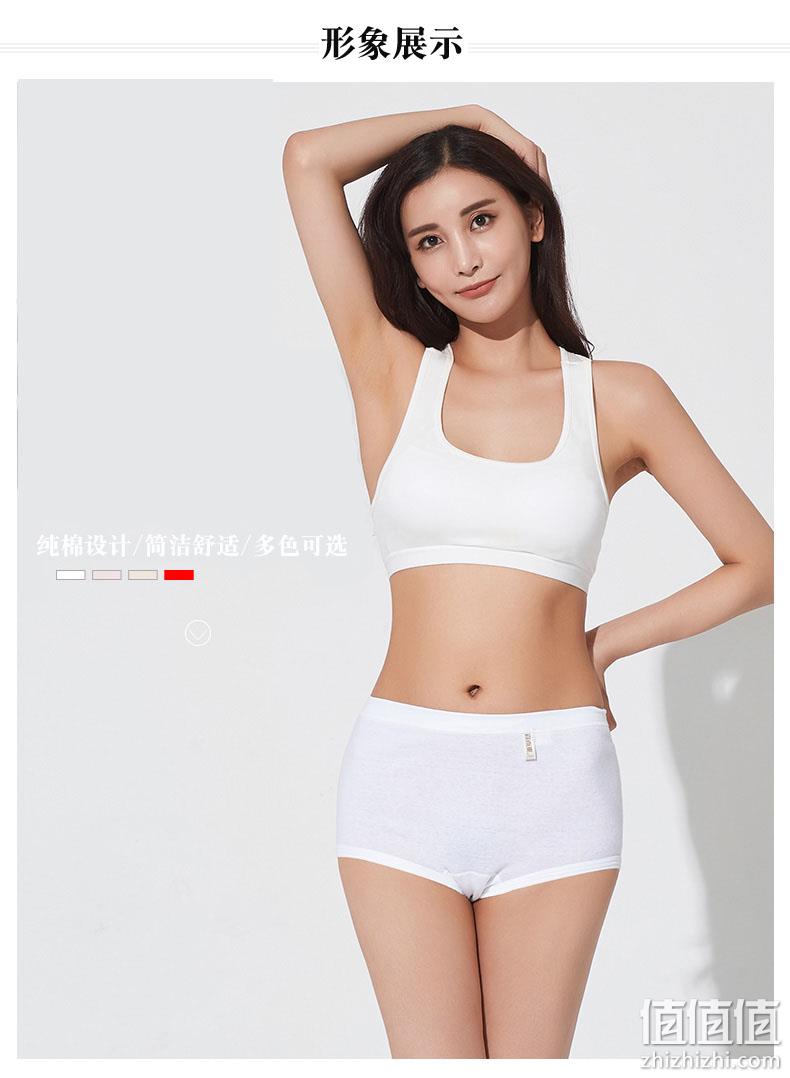 史低！4.9分，商场同款，100%纯棉：3条 宜而爽 女士 大码高腰舒适内裤 33元包邮 值值值-买手聚集的地方