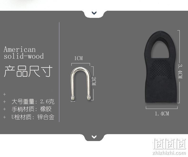 拉链头断了不用愁，无需工具循环使用：4个 Neyankex 可拆卸拉链头 券后8.9元包邮 值值值-买手聚集的地方