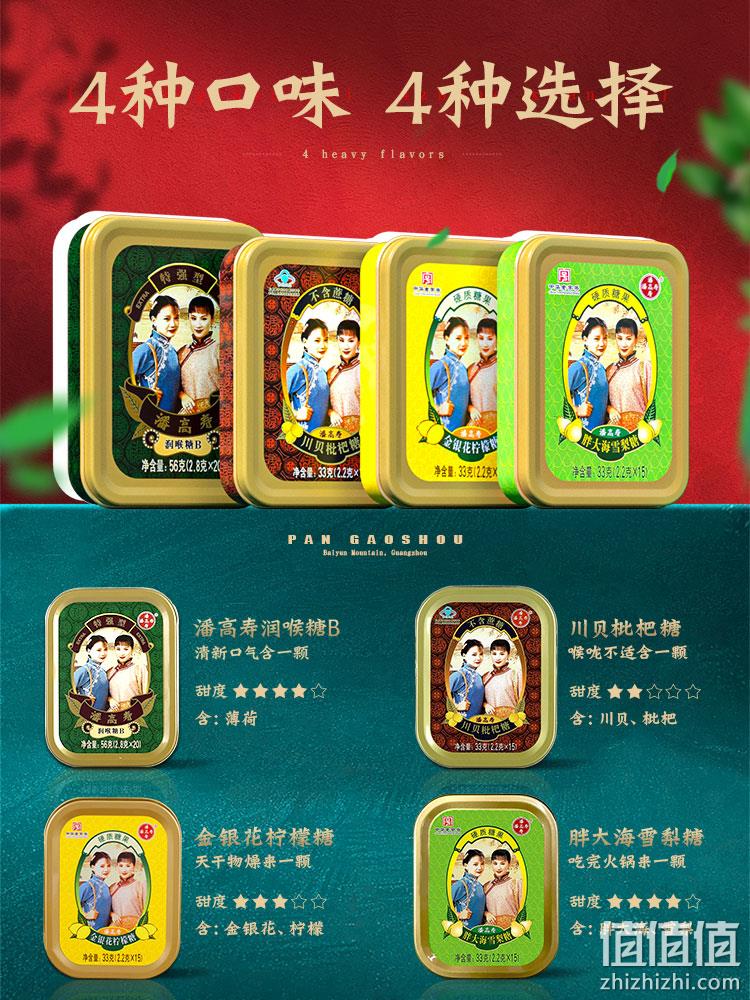 中华老字号，随身携带，清凉润喉：33gx3件 潘高寿 胖大海雪梨糖 拍3件19.85元包邮 值值值-买手聚集的地方