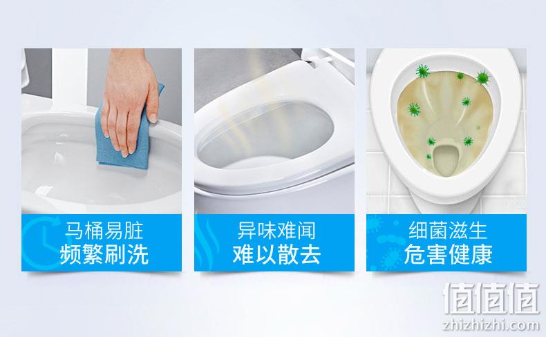 除菌抗污净味全效：50gx12块 蓝月亮 Q厕宝 自动冲洗洁厕剂 40.5元包邮 值值值-买手聚集的地方