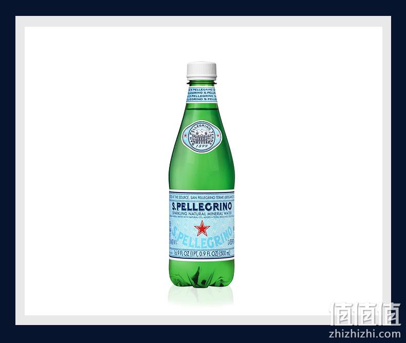 新低！意大利进口顶级佐餐水：S.PELLECRINO 圣培露 充气天然矿泉水 500ml*24瓶 84.25元，88vip额外9.5折 值值值-买手聚集的地方