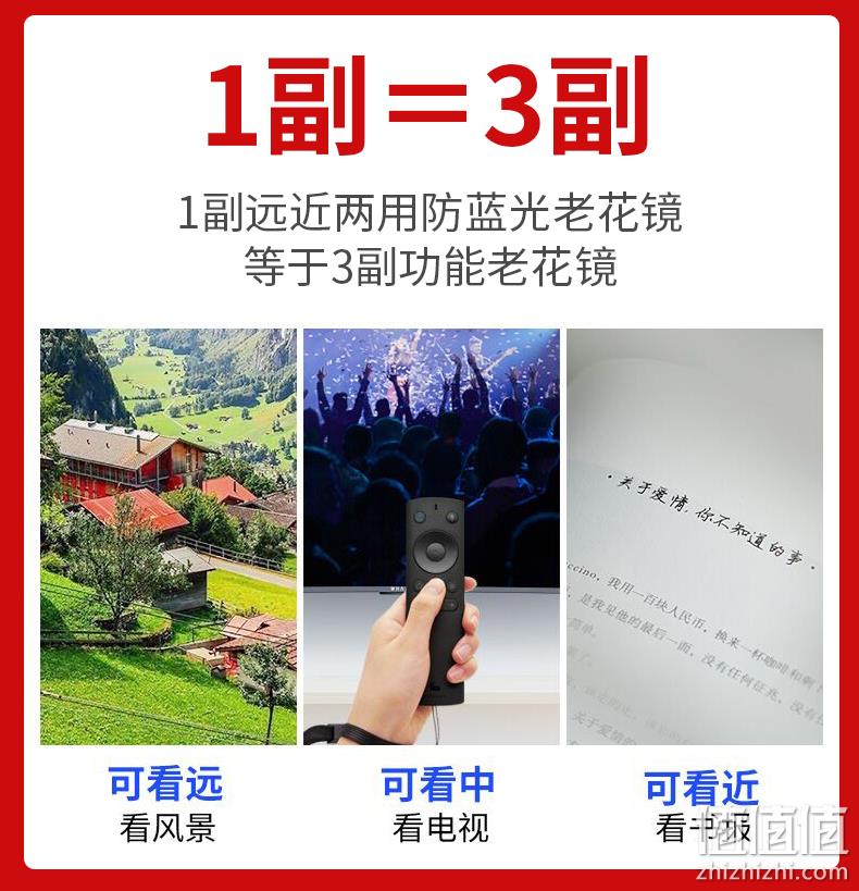 限今日！远近两用可折叠：故乡月 男女 超轻防蓝光老花镜 券后14.9元起包邮 值值值-买手聚集的地方