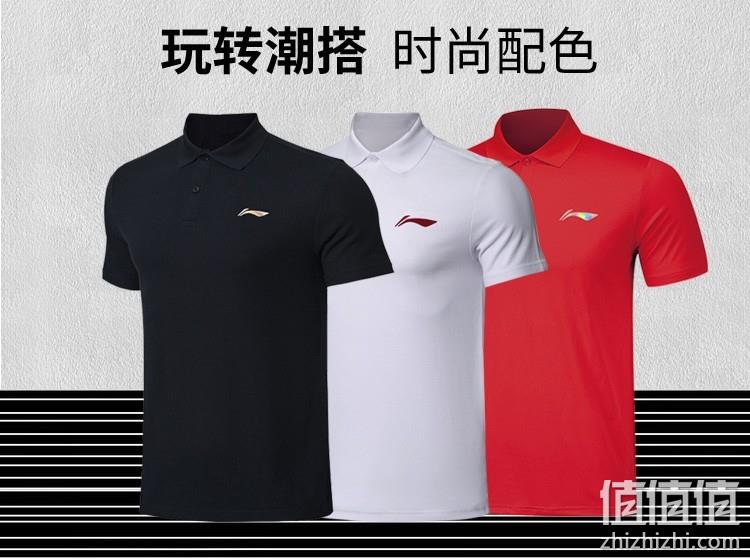 夏季清仓特惠，亲肤透气吸汗：李宁 男士 运动短袖POLO衫 29元包邮 值值值-买手聚集的地方