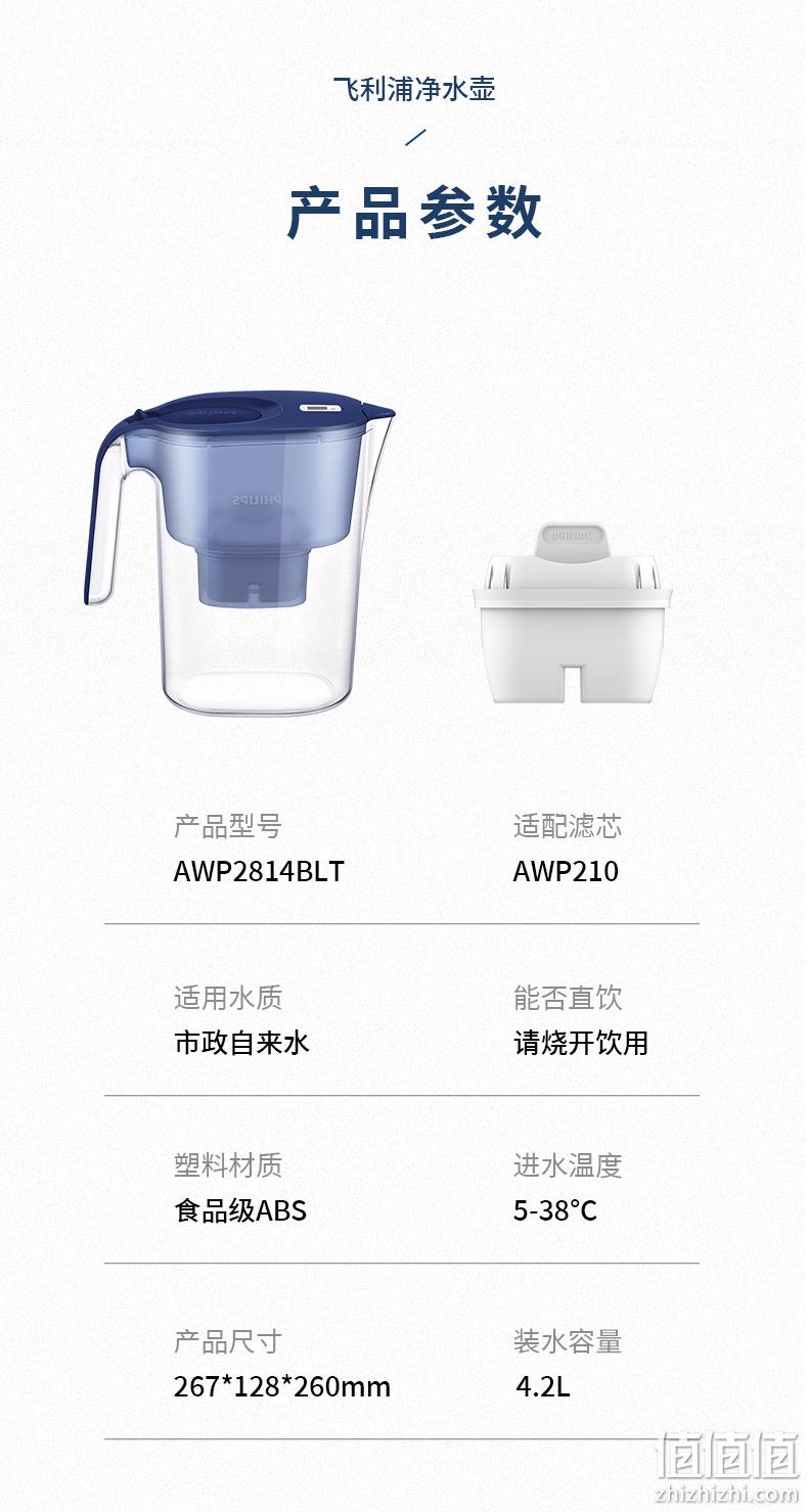X-Guard专利滤芯，90%除水垢：飞利浦 过滤水壶4.2L+7只专家版滤芯 194元包邮 值值值-买手聚集的地方