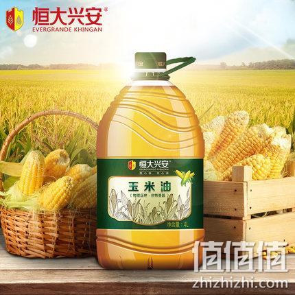 恒大兴安 非转基因物理压榨一级玉米油 4L 券后54元包邮 值值值-买手聚集的地方