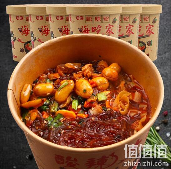 嗨吃家 酸辣粉 6桶 plus会员11.9元 值值值-买手聚集的地方