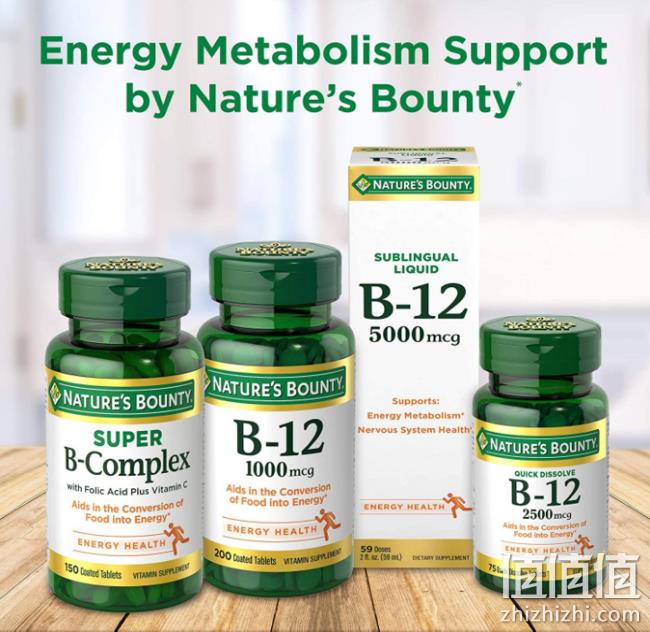 免税！Nature's Bounty 自然之宝 维生素B12舌下滴剂 5000mcg 59mlx2件 102.85元 值值值-买手聚集的地方