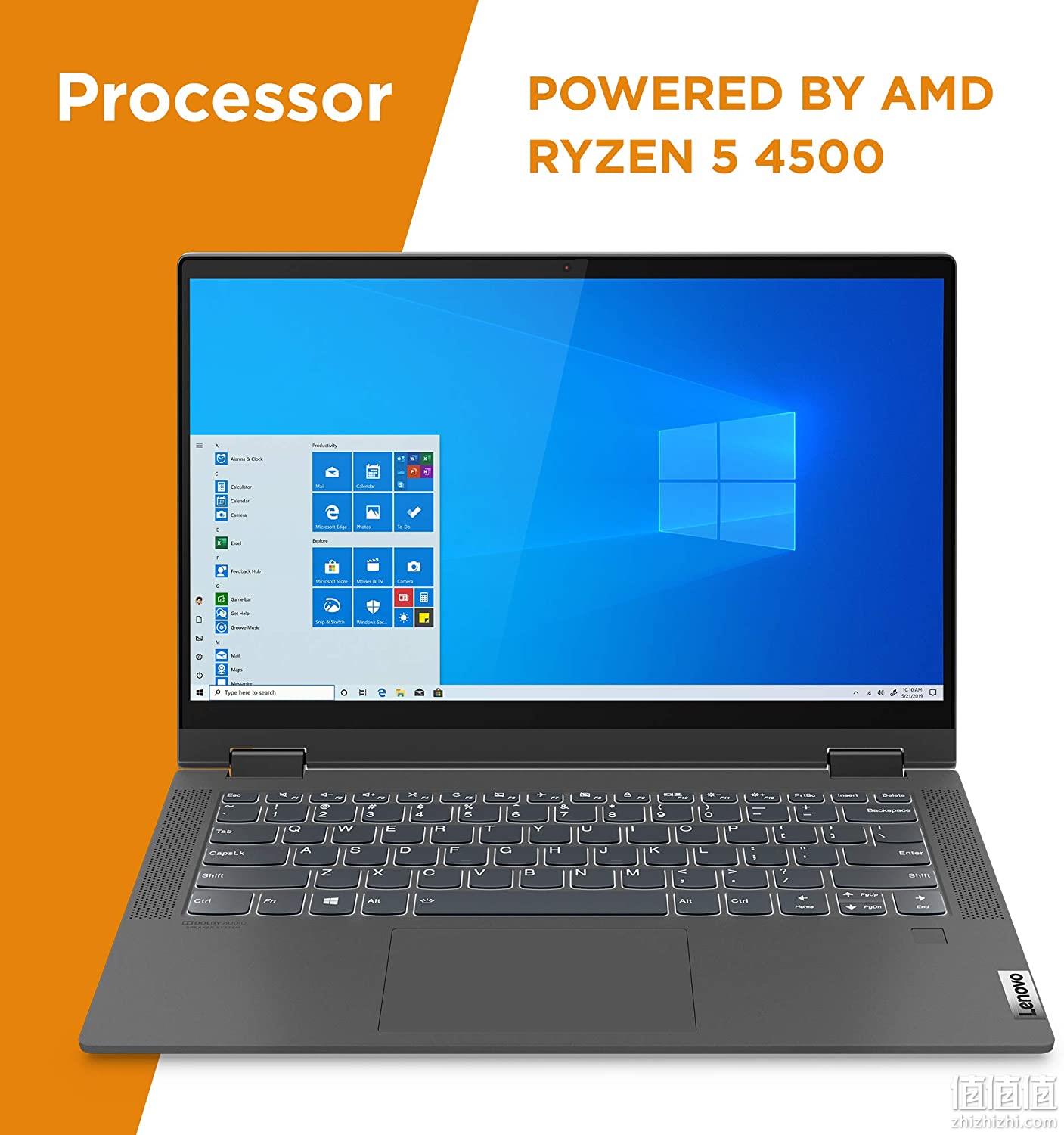 Lenovo 联想 Flex 5 14英寸笔记本电脑（R5-4500U、16GB、256GB SSD） Prime直邮到手3948元 值值值-买手聚集的地方