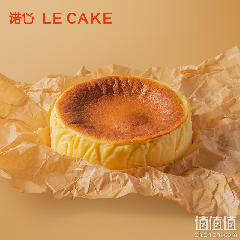 冰淇淋口感、5-8人食用：LECAKE 诺心 巴斯克芝士蛋糕 /780g 80元顺丰冷链包邮 值值值-买手聚集的地方