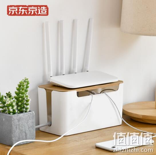 告别杂乱!J.ZAO 京东京造 插线板收纳盒 大号 28.9元 值值值-买手聚集的地方