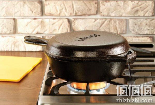 1609230810572629.jpg 超值两件套装!Lodge 洛奇 LCC3 铸铁锅(荷兰锅3.2夸脱+10.25寸浅锅) 直邮含税到手341.7元 值值值-买手聚集的地方