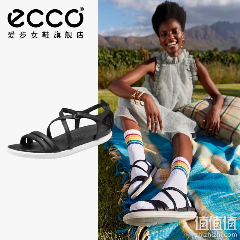 2021夏季新款，ECCO 爱步 Simpil 简约系列 女士波西米亚沙滩鞋凉鞋 209233 折后新低229.47元（天猫1399元） 值值值-买手聚集的地方