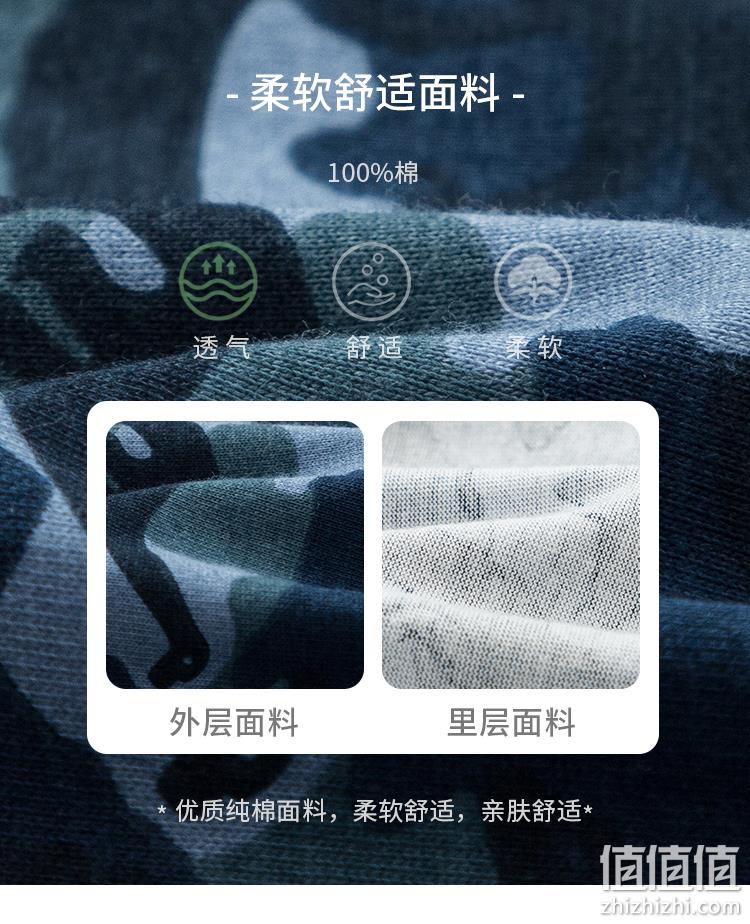 清仓特价，北美童装TOP 1，100%纯棉：绮童堡 男童 夏新款恐龙迷彩薄针织长裤 券后29.9元包邮 值值值-买手聚集的地方