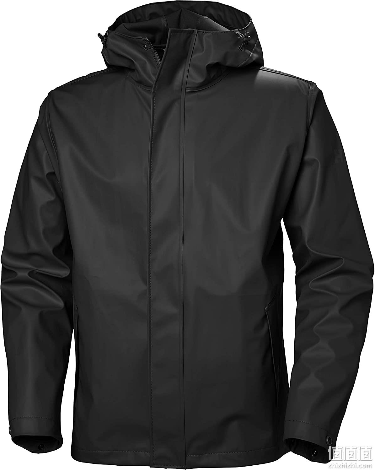 黑色S码、0税费！Helly Hansen 哈里汉森 Moss 男士防风防水夹克 直邮含税到手231.9元 值值值-买手聚集的地方