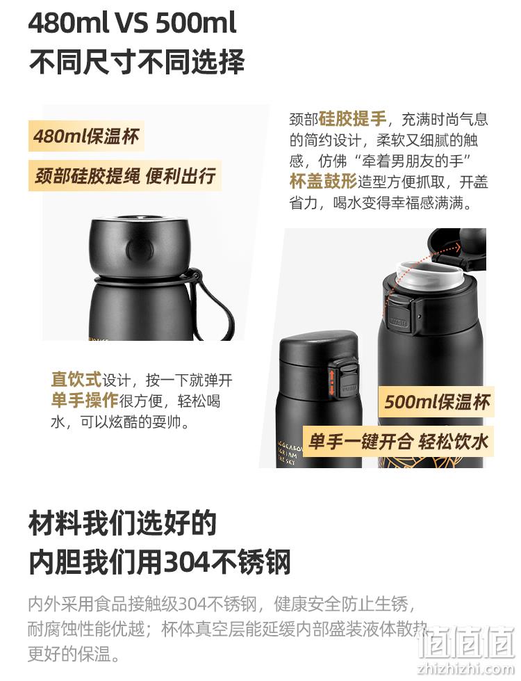 4.9分,大英博物馆联名款,24h保温:480ml 淘宝心选 萌神系列 鼓形双层保温杯 39.9元包邮 值值值-买手聚集的地方
