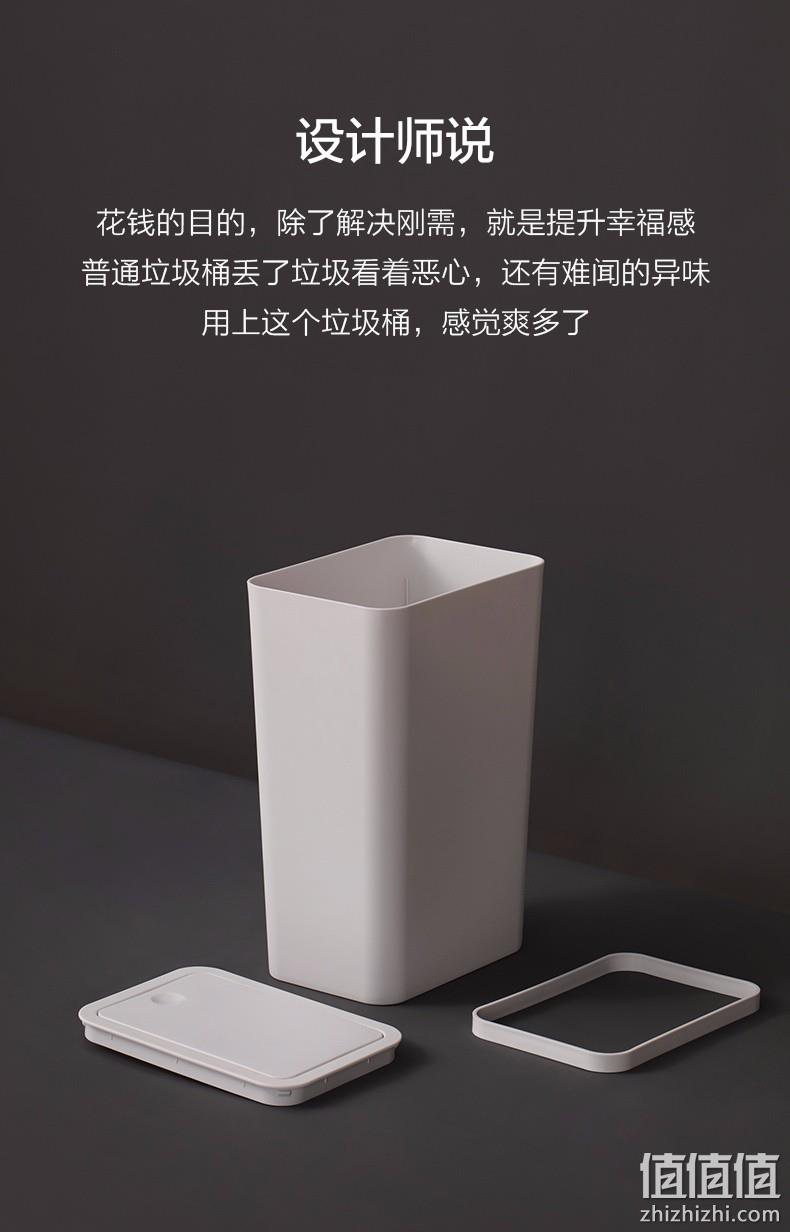 中国驰名商标,2.3mm加厚板,内圈固定不留边:10.8L 茶花 窄款弹盖式垃圾桶 29.9元包邮 值值值-买手聚集的地方