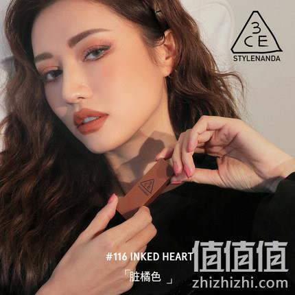 新低！3CE 三熹玉 方管哑光口红 多色 69元包邮 值值值-买手聚集的地方