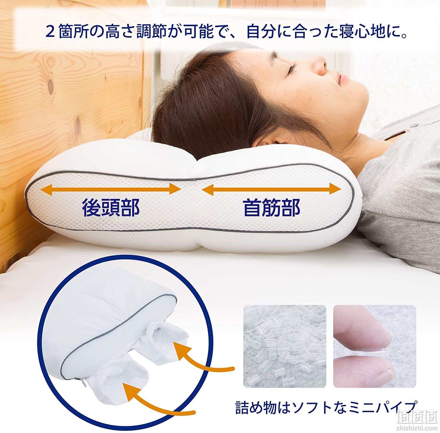 日本医师推荐系列，高低按需调：西川产业 助眠护颈椎软管枕头 325.7元直邮到手（之前推荐362元，天猫双12价608元） 值值值-买手聚集的地方