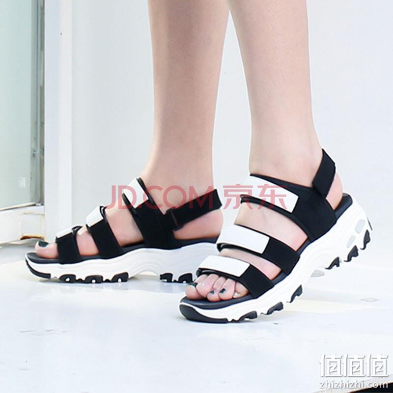 SKECHERS 斯凯奇 66666108-BKW35 女子凉鞋 78元包邮（原价179元） 值值值-买手聚集的地方
