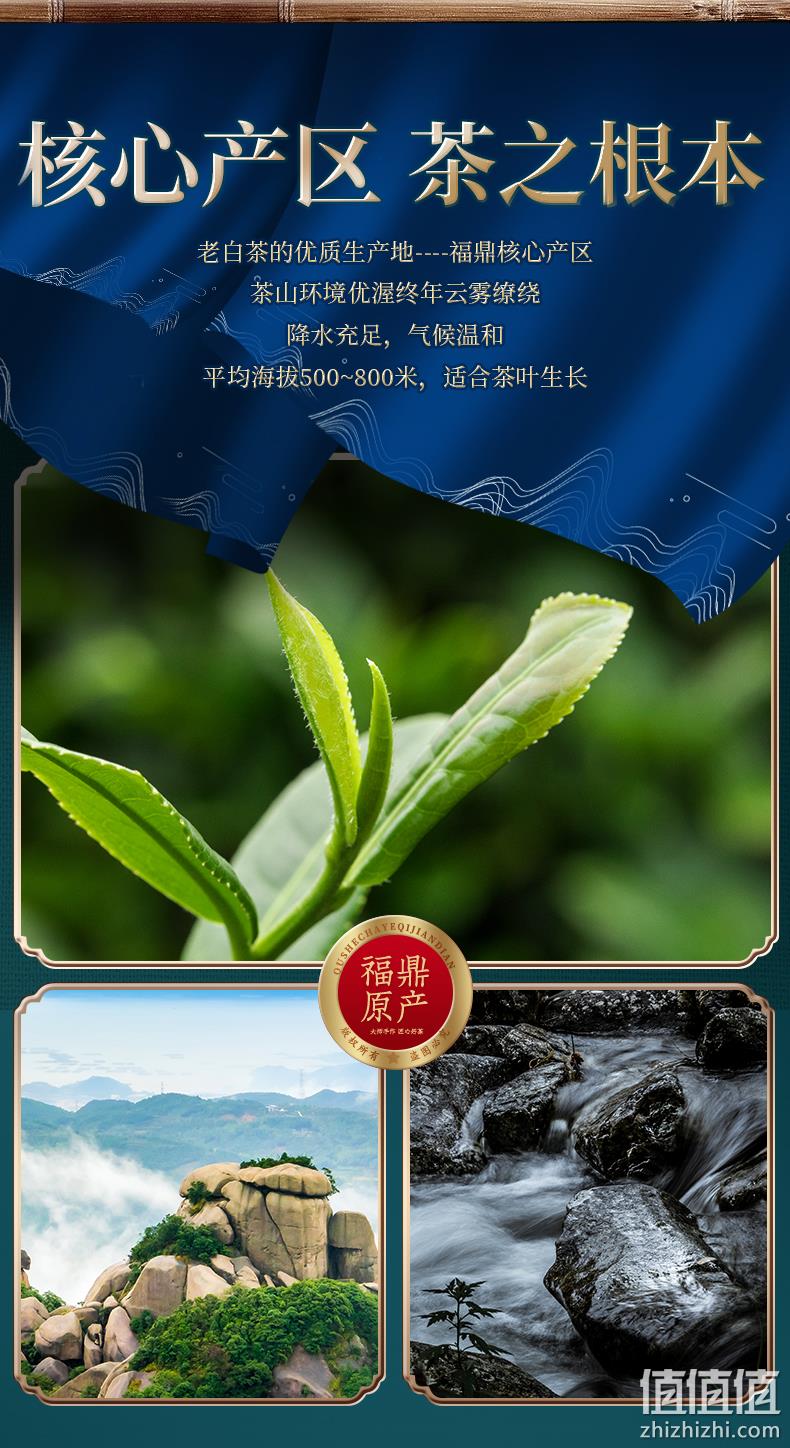 国家地标产品，2015年陈香：50g 香友 福鼎白茶 老白茶小饼礼盒装 6.9元包邮 值值值-买手聚集的地方