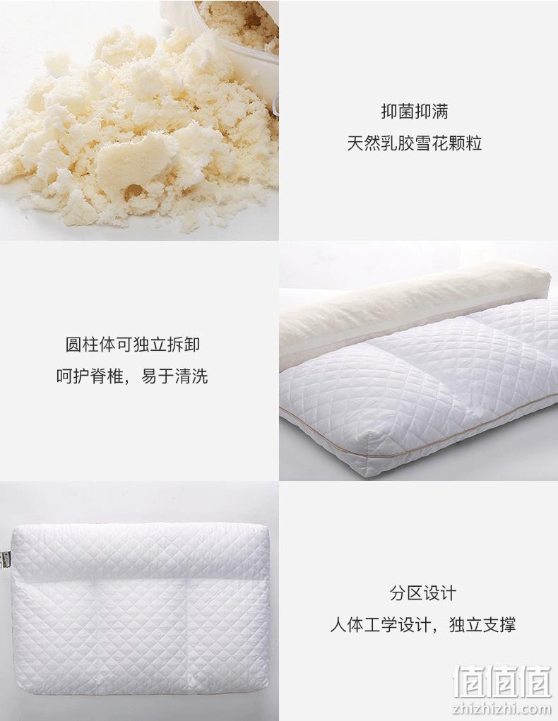 补券，泰国原装进口，高度可任意调：royalking 分区护颈乳胶枕 券后79元包邮 值值值-买手聚集的地方
