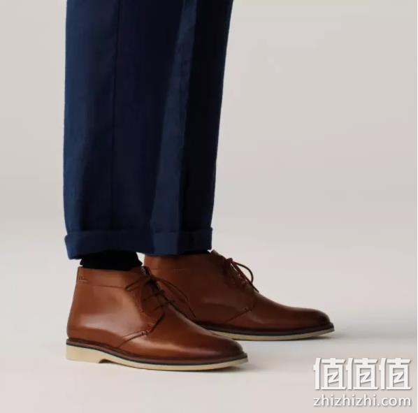 UK9码，Clarks 其乐 Malwood Mid 男士真皮短靴 直邮含税到手371.5元（美国官网120美元） 值值值-买手聚集的地方