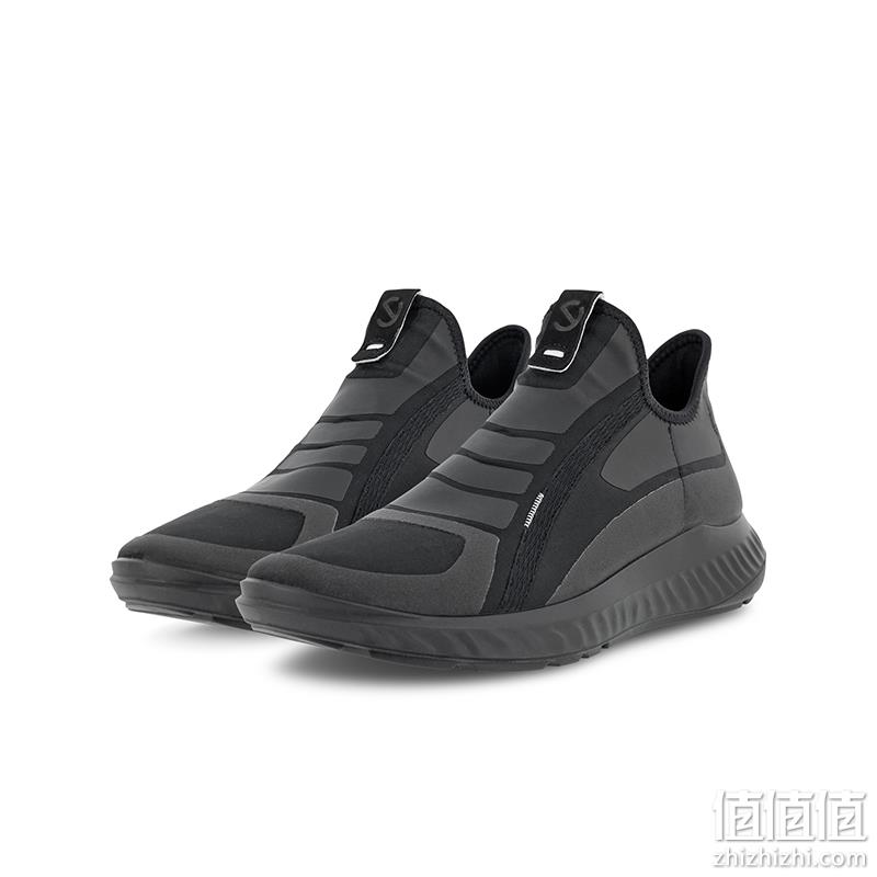 2021年新款，ECCO 爱步 St.1 Lite 男士一脚蹬透气缓震运动鞋 834734 ￥425.56 网络折扣 值值值-买手聚集的地方