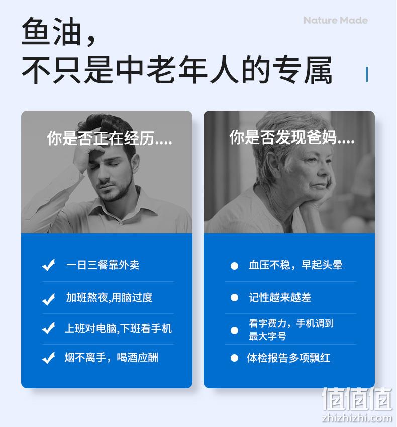 美国原装进口，守护心血管：220粒x2瓶 天维美 Omega-3深海鱼油胶囊 1200mg 双重优惠119元包邮 值值值-买手聚集的地方