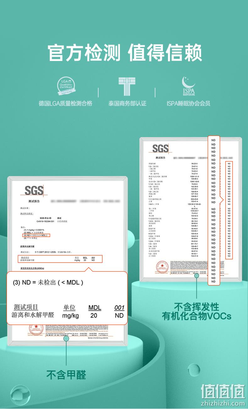 薇娅推荐，泰国原装进口：2.5cm厚1.5米床 Nittaya 天然乳胶床垫 329元包邮，3期免息，送枕头1个 值值值-买手聚集的地方