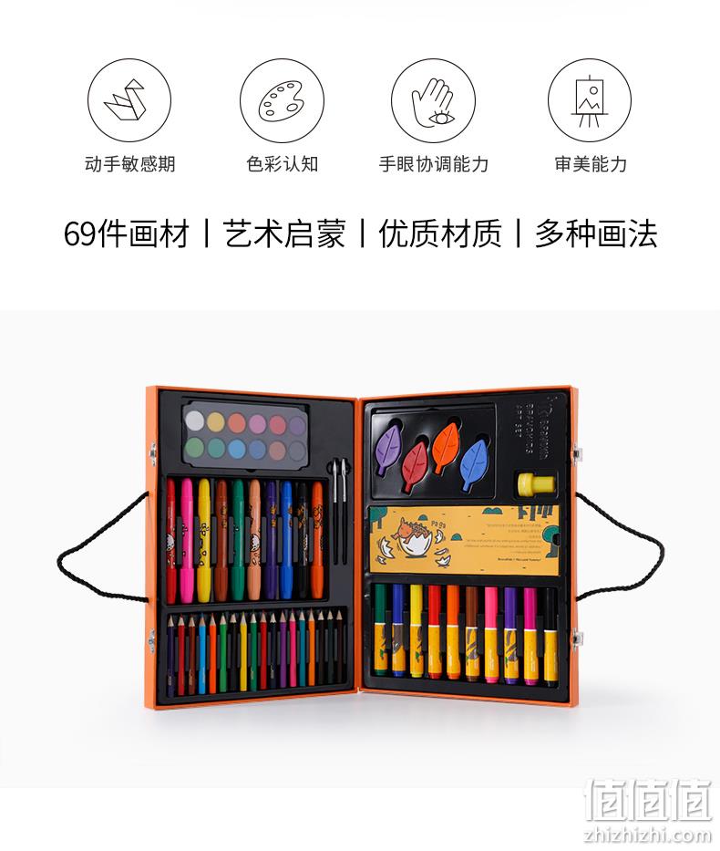 Bravokids百思童年&You Look Yummy宫西达也联名款 小小艺术家画笔美术套装 139元包邮 值值值-买手聚集的地方