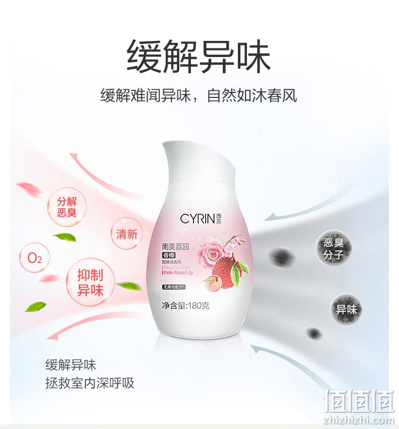 立白旗下，60天长效分解异味：180g Cyrin西兰 固体空气清新剂 19.9元包邮，拍2件34.8元赠西兰消臭除菌喷280g 值值值-买手聚集的地方